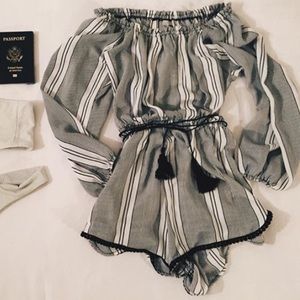 UO Striped romper